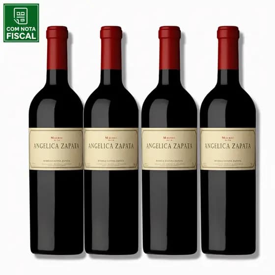 Angélica Zapata Malbec Alta 4 Garrafas Argentina