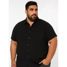 Camisa VISCOLINHO social manga curta Extra Grande Plus Size Social Masculina  Premium Luxo verao