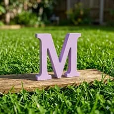 Letra Decorativa Chá de bebê Festa 15 anos Decoração Casamento Enfeite de Quarto Infantil - 15 CM