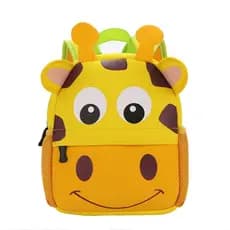 Mochila Infantil para Bebê, Jardim de Infância, Animal, Girafa, Amarela