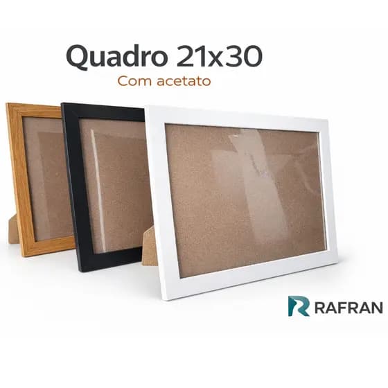 KIt 2 Quadros 21x30 A4 Diploma / Certificado / Fotos - Com acetato