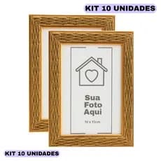 Kit com 10 Porta Retratos 10x15 A6 com Acetato, Decoração Mesa.