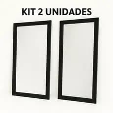 Espelho Kit 2 unidades para Sala Quarto Banheiro Hall Decorativo Parede