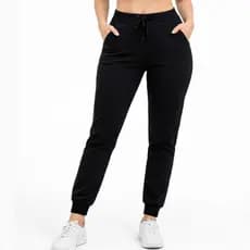 Calça Moletom Feminina Com Felpa Slim Jogger Com Elástico Cordão Quentinha