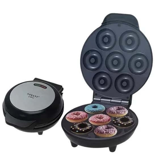 Máquina De Donuts Café Da Manhã 110 Volts Cor Preto Com Cavidade 1,5cm Nova