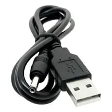 Cabo USB de Alimentação e Energia DC 3,5mm para Caixa de Som / Hub USB / Cacto Dançante