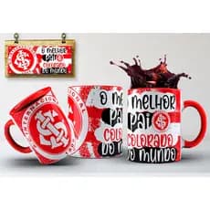 Caneca Dia dos Pais Pai Torcedor Times SC RS PR MT GO personalizado COM FOTO