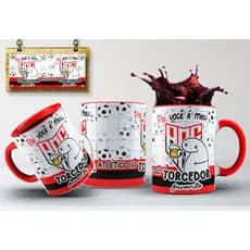 Caneca Melhores Pais Pai Torcedor Flork Times GO