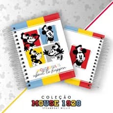 Planner Permanente Mickey Coleção 1928 Planner Mensal Folha avulsa Bloco Planejamento diário Caderno DSG 0005