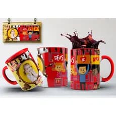 Caneca Páscoa 3 Palavrinhas personalizado com nome e foto