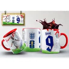 Caneca Copa do Mundo Lendas do Futebol Inglaterra Harry Kane