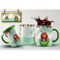 Caneca Páscoa Merida Valente Princesas
