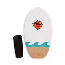Prancha De Equilíbrio Balance Board - Branca 3 Ondas
