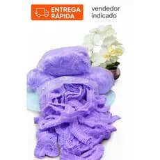 Touca Descartável Sanfonada TNT com Elástico – Lilás | 100  Unidades / Estética e beleza