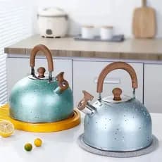 Chaleira IDee Home 4L com Apito compatível com fogões de Indução e a gás，Várias cores