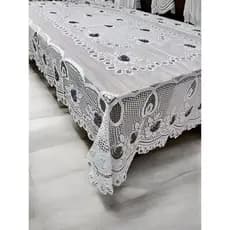 Toalha de Mesa Jacquard Luxo 6 Lugares 2,30x1,50 para Cozinha premium Várias Cores - Zlar
