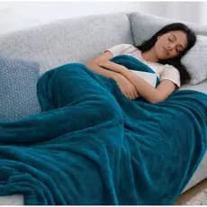 Manta Cobertor 2,00m x 1,8m Casal Microfibra Fleece Lisa，zlar.lazer