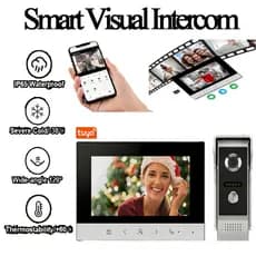 Campainha visível inteligente Segurança doméstica multifuncional impermeável Câmera de campainha de vídeo sem fio