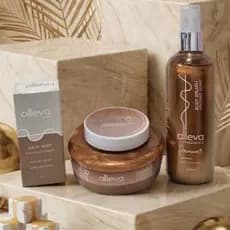 Kit Alleva Coconut Candy Shimmer (body splash, geleia hidratante, perfume capilar)