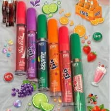 Lip Gloss Refri Isis Makeup Sabor Refrigerante (Guaraná,laranja,uva,cola,sprit,morango)