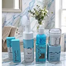 Kit Skincare Alleva Skin *Novidade*( Espuma Mousse, Hidratante Facial Gel, Sérum Facial)