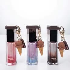Lip Gloss Sensação 3 Cores chaveiro sorvete Sarah's Beauty
