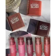 Blush Iconic e Blush Líquido com chaveiro Pink 21 6 cores