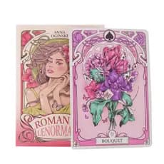 Cartas Oráculo Lenormand Românticas para Iniciantes, Adivinhação, Baralho Oráculo 37 Fithobr 89P1