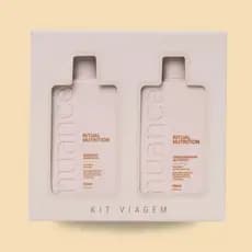 kit para cabelos Nuance nutrition - shampoo 100ml + condicionador 100ml Kit viagem