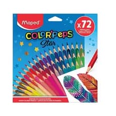 Lápis De Cor Color Peps Star 72 Cores Maped