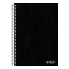 Caderno Univ 1materia 120 Folhas Grafite Preto