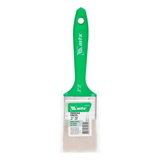 Pincel 2 Cerdas Sinteticas, Cabo De Plastico 1pc Mtx