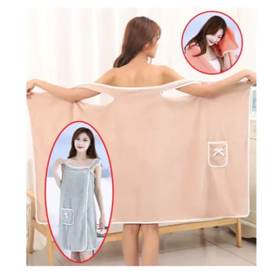 de banho Toalhas de secagem rápida para mulheres e meninas, roupões de banho Beach Spa, roupas de banho
