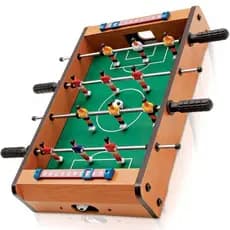 Futebol De Mesa Pebolim Infantil Totó Super Craque 51 cm Jogo Criança Família Brinquedo Diversão