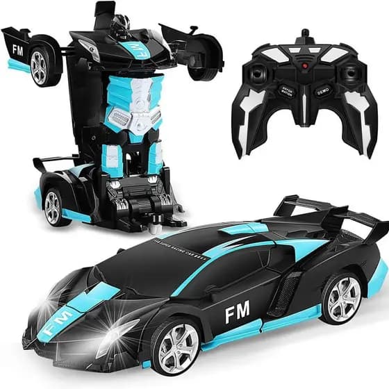 Robô Carrinho Controle Remoto Recarregável Sensor Movimento