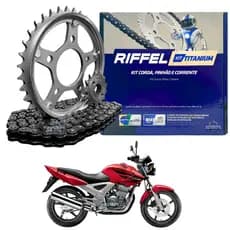 Kit Relação Tramsmissão Tração Cbx 250 Twister Reforçada Top 2001 2002 2003 2004 2005 2006 2007 2008
