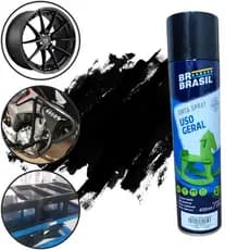 Tinta Spray Preto Brilhante - BR Brasil