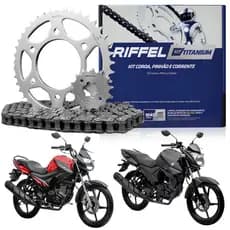 Kit Relação Transmissão Fazer 150 Ybr 125i Factor 150 2014 2015 2016 2017 2018 2019 2020 2021 à 2024