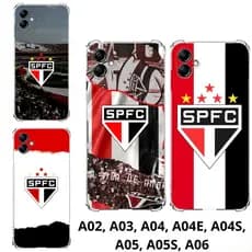 A07, A02, A03, A04, A04E, A04S, A05, A05S, A06 Capa Inspirada no Tricolor Capinha Case TPU Time São Paulo SPFC
