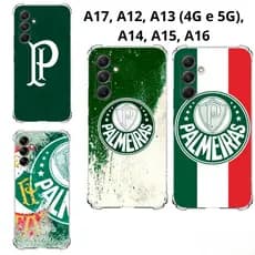 A17, A12, A13 (4G e 5G), A14, A15, A16 Capa Inspirada no Verdão Alviverde Capinha Case TPU Time Palmeiras