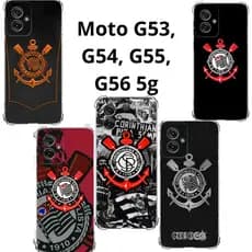 Moto G53, G54, G55, G56 5g Capa Inspirada no Timão Capinha Case TPU Time Corinthians Motorola