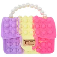 Bolsa Pop It Fidget Toys Pearl Celebridades Luxo Feminina