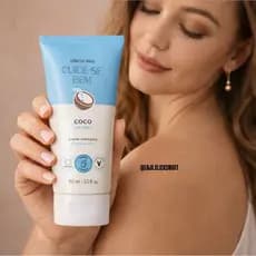 CREME ESFOLIANTE O BOTICÁRIO CUIDE-SE BEM COCO 150ML | PELE MACIA E PERFUMADA