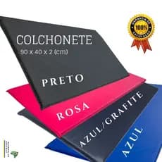 colchonete 90x45X2,5 -90X40X2 & (3cm) - exercícios físicos, academia, ginastica, pet,  yoga, creche.