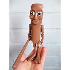 Tung Tung Sahur Boneco 3D Articulado – Brinquedo Divertido Alta Qualidade Meme IA