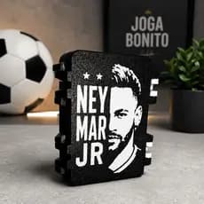 Caixa Porta Figurinhas Copa do Mundo 2026 (Neymar)