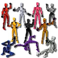 Boneco Dummy 13 Articulado Kit Montagem 3D Presente Criativo Crianças Artistas Anatomia Stop