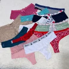 Kit Calcinha Variadas Promoção Conforto Fio Duplo Calçola Tanga Básica Feminina Oferta