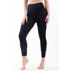 Meia Calça Forrada Fio 80 Preta Térmica Adulto - Feminino Sem Pé