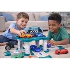 Pista Corrida Infantil Modelismo Brinquedo Carros Miniatura Diversao Educativo